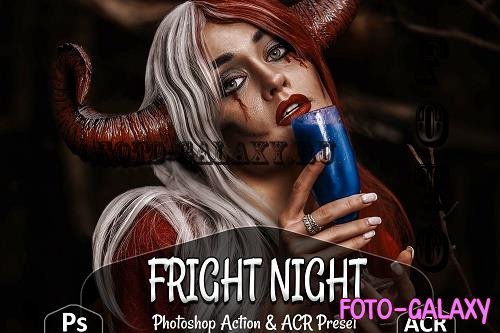 10 Fright Night Photoshop Actions And ACR Presets, Halloween - 2151072