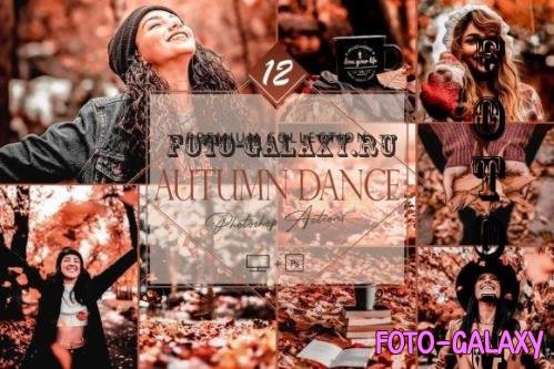 12 Photoshop Actions, Autumn Dance Ps