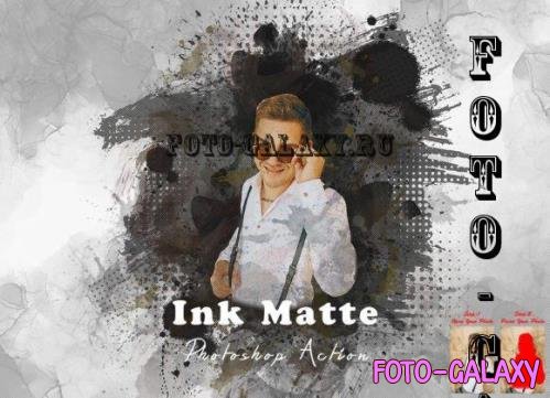 Ink Matte Photoshop Action - 10174427