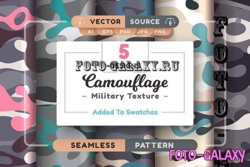 Camouflage Seamless Patterns - 10175277