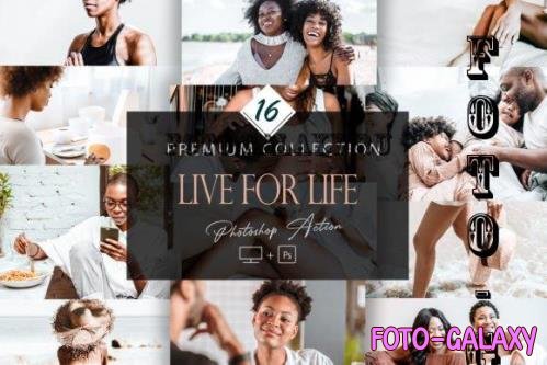 16 Photoshop Actions, Live for Life Ps