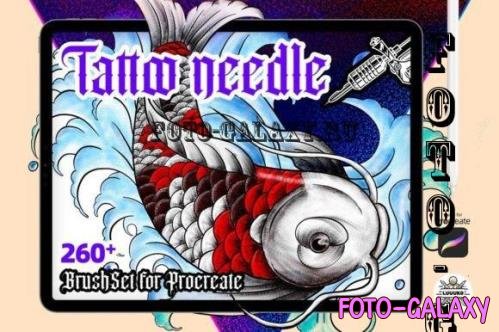 Tattoo needle brushSet for Procreate - 7320145