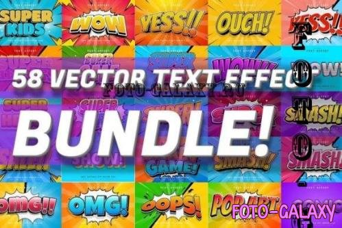 Comic Style Text Effect Bundle