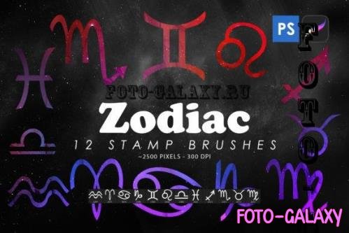 Zodiac Symbols Stamp Brushes