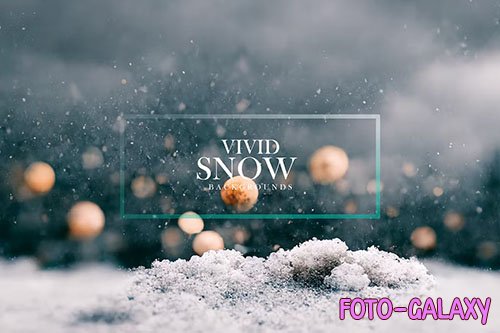 Vivid Snow Backgrounds