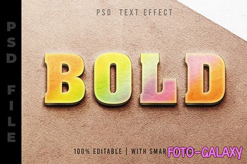 Rainbow 3D - Text Effect
