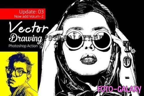 Vector Drawing Action - 1344605