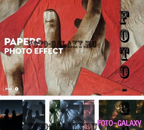 Papers Photo Effect - YN6YFU2