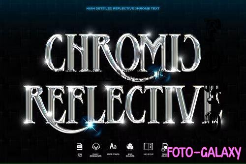 Chrome Reflective Photoshop Text Effect - UGTZWT9