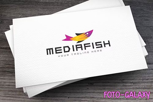 Media Fish Logo Template