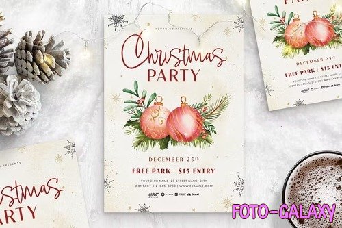 Festive Christmas Party Template 