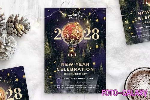 NYE New Years Eve Flyer Template