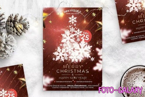 Simple Christmas Flyer Template 