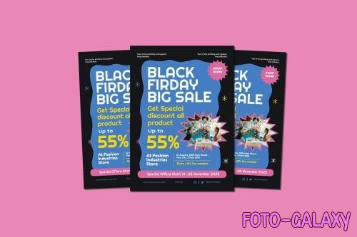 Black Friday Big Sale Flyer PSD