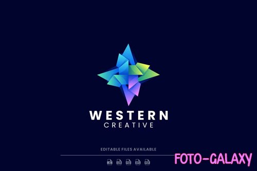 Abstract Gradient Logo PSD