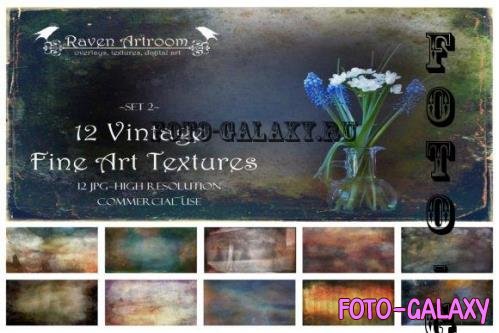Vintage Fine Art Textures, Photoshop Overlays, Digital Paper - 2264072