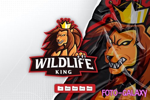 Lion Mascot Logo Design