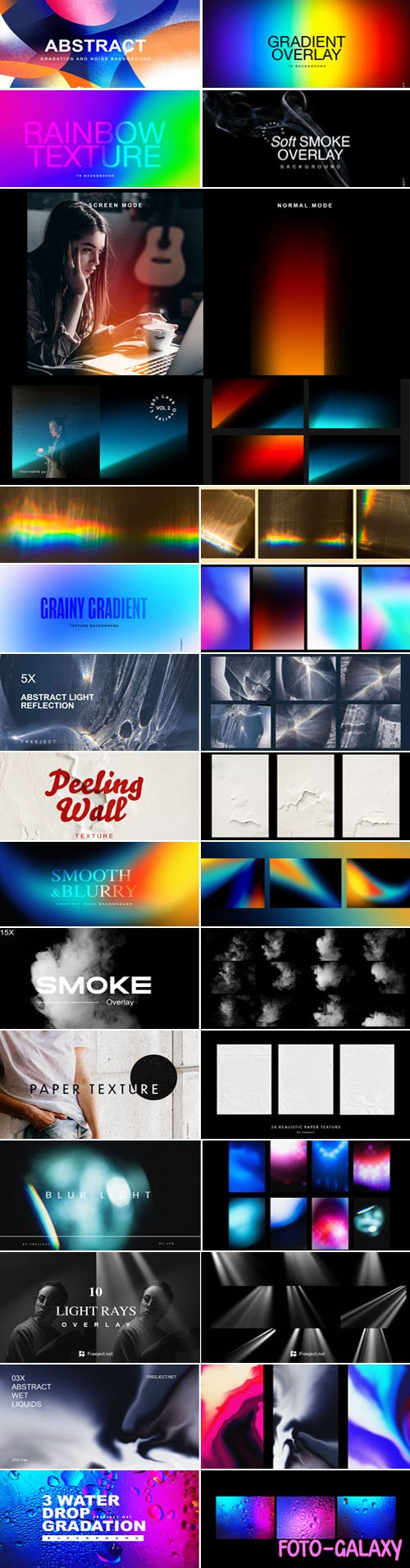 90+ Awesome Overlays Collection for Photoshop