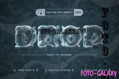 Drop Water - Editable Text Effect - 10345969