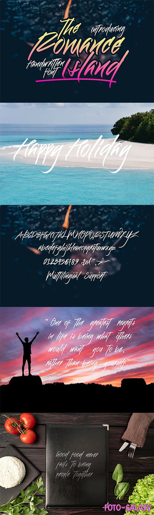 The Romance Island - Handwritten Font OTF 