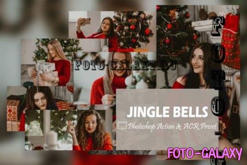 12 Jingle Bells Photoshop Actions And ACR Presets, Holiday - 2277063