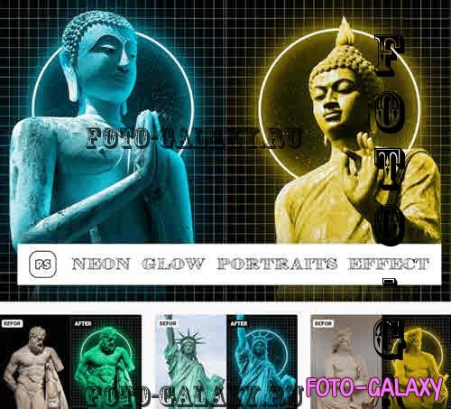 Neon Glow Portraits Effect - XM7FRS2