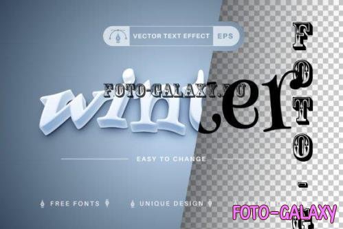 Winter - Editable Text Effect - 10880418