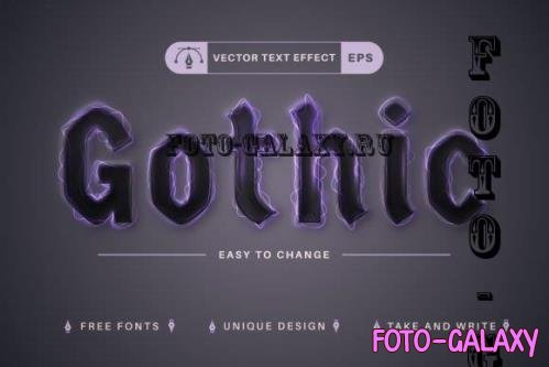 Gothic - Editable Text Effect, Font - 10878735