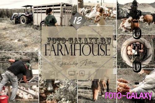 12 Photoshop Actions, Farmhouse Ps