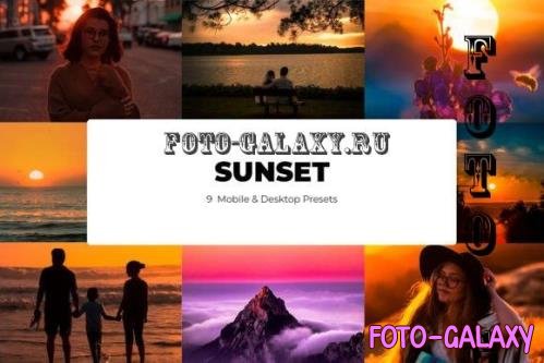 10 Sunset Lightroom Presets - Mobile & Desktop