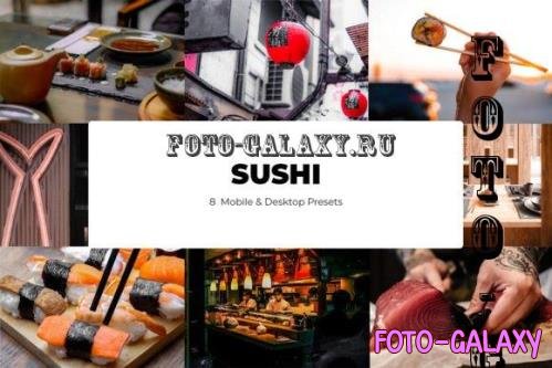 8 Sushi Lightroom Presets - Mobile & Desktop