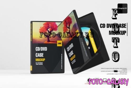 CD DVD Case Mockup