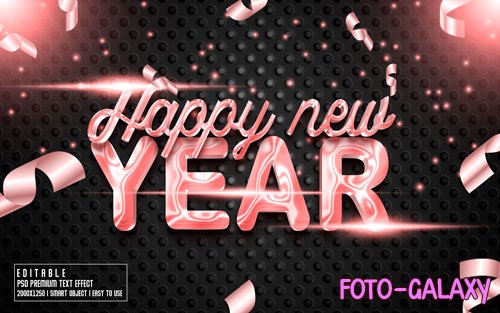 2023 new year vol 13 - editable text effect, font style