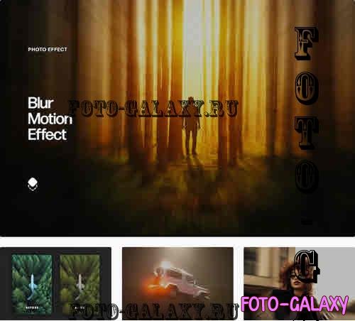 Blur Motion Photo Effect - 10862328