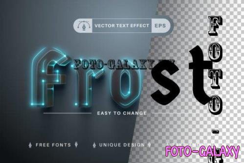 Glow Frost - Editable Text Effect - 10882912