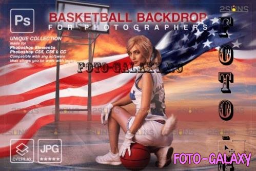 Basketball Digital Backdrop V10 - 10296366