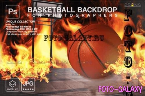 Basketball Digital Backdrop V21 - 10296369
