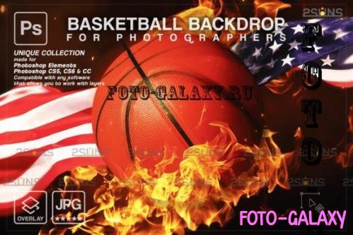 Basketball Digital Backdrop V25 - 10296379