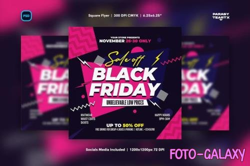 Black Friday Sale Flyer PSD
