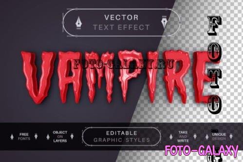 Blood Vampire - Editable Text Effect - 10911749