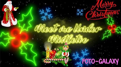 Videohive - Neon Christmas Scene 41826408 - Project For Final Cut & Apple Motion