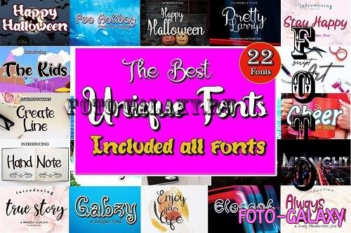 The Best Unique Fonts - 22 Premium Fonts