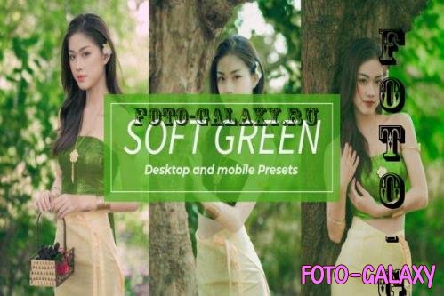 7 Soft Green Lightroom Presets