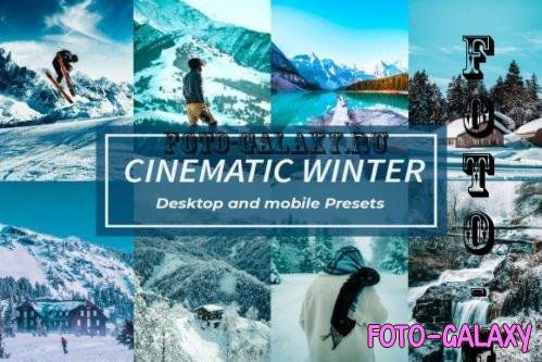 8 Cinematic Winter Lightroom Presets