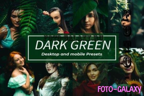 9 Dark Green Lightroom Presets