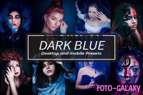 9 Dark Blue Lightroom Presets