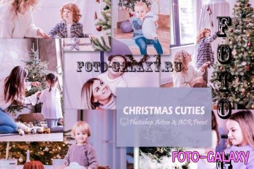 12 Christmas Cuties Photoshop Actions And ACR Presets - 2334257