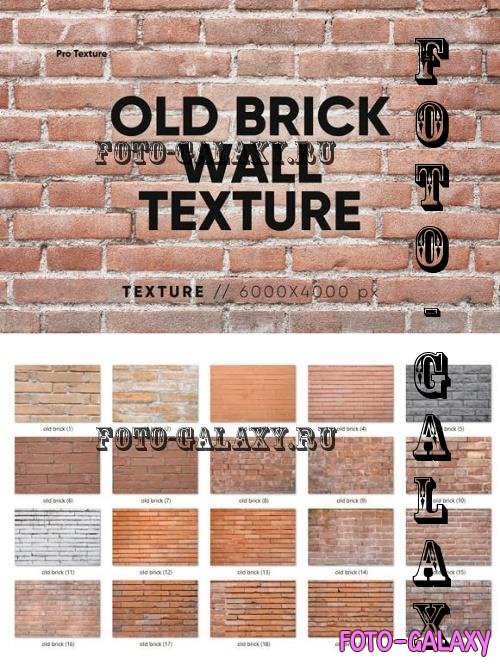 20 Old Brick Wall Texture - 10951294