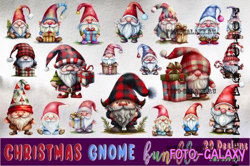 Christmas Gnome Clipart Bundle