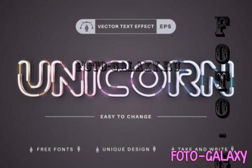 Flash Unicorn - Editable Text Effect - 10960585